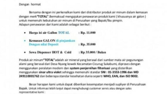 Simak! Cara Membuat Surat Promosi Produk Terpecaya