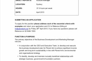 Hebat! Business Marketing Development Job Description Wajib Kamu Ketahui