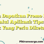 Dahsyat! Cara Dapat Promo Mcd Di Aplikasi Terpecaya