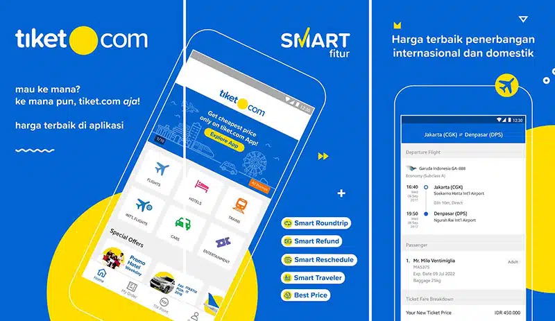 10+ Aplikasi Pesan (Booking) Tiket Pesawat Android & iOS Terbaik