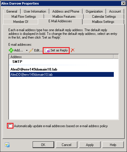 How to fix problems related to the primary SMTP address in CodeTwo software