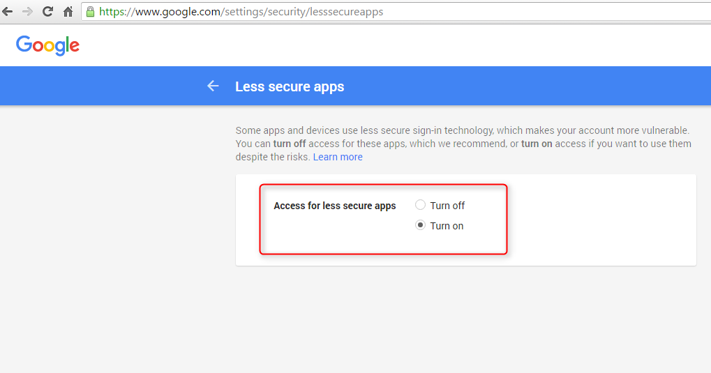 Gmail Error The SMTP server requires a secure connection or the client