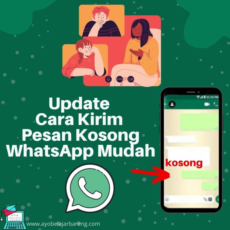 Update Cara Kirim Pesan Kosong WhatsApp Mudah