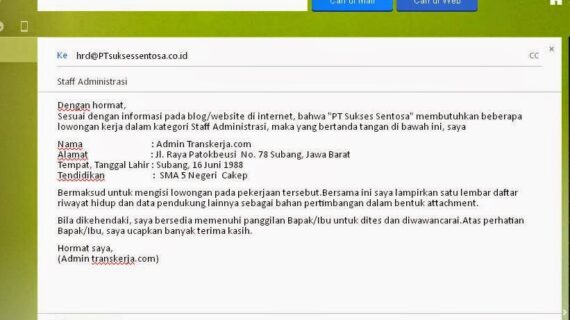 Penting! Kirim Email Untuk Masa Depan Terpecaya