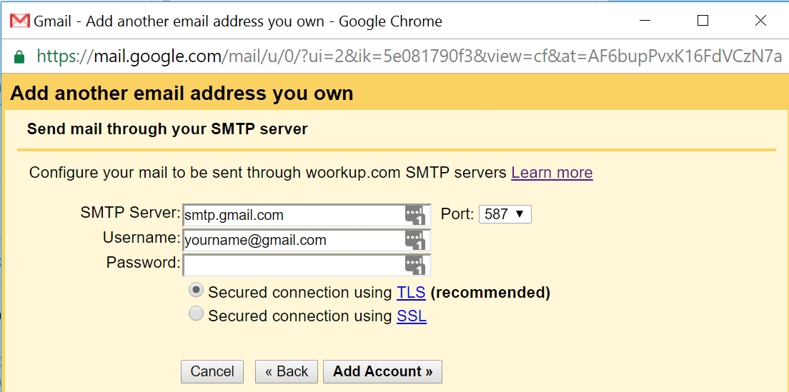 Server SMTP GMail dengan Domain Personal