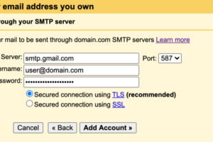 Terbongkar! Smtp Server Name For Gmail Terbaik