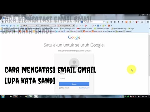 Cara mengatasi email lupa kata sandi