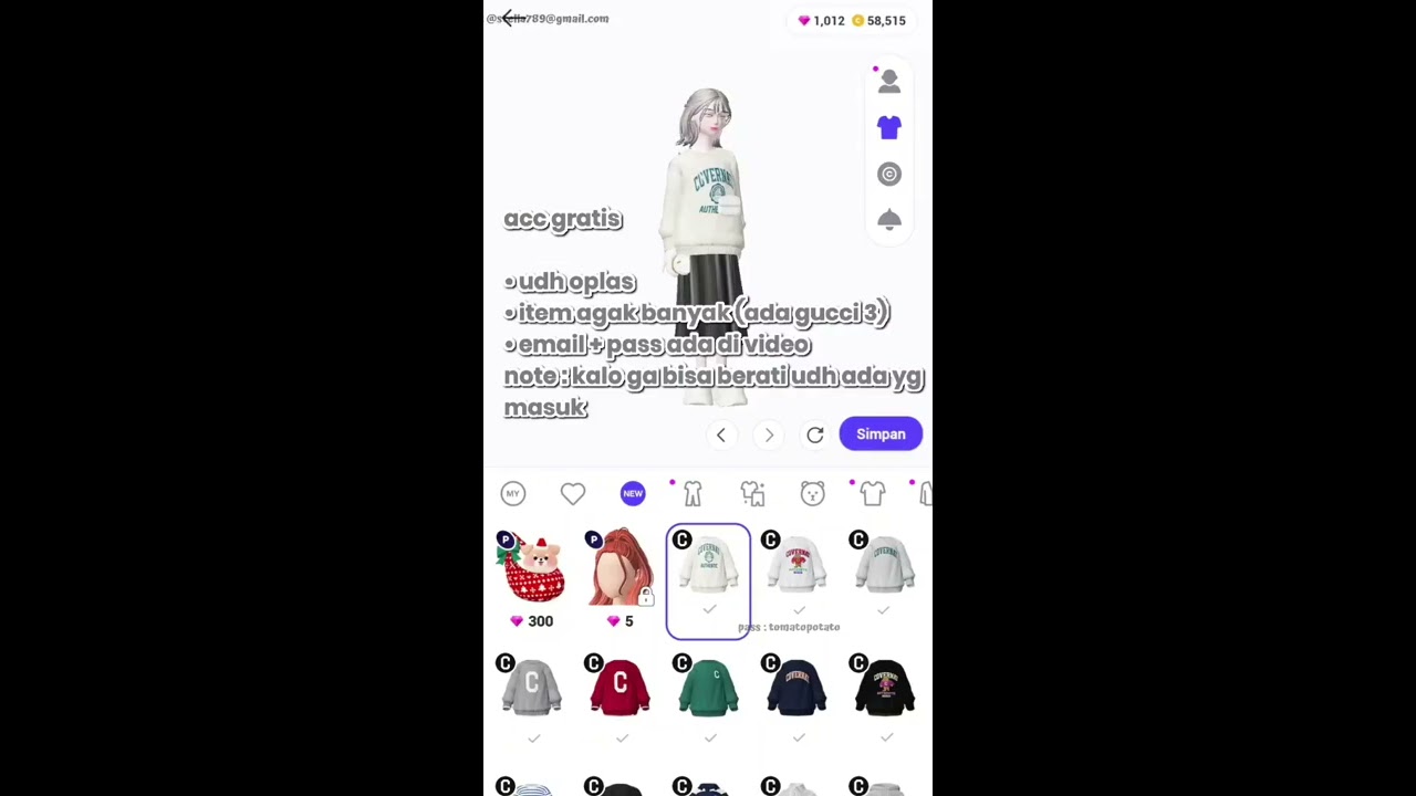 Akun zepeto sultan gratis zem masih buwanyak - YouTube