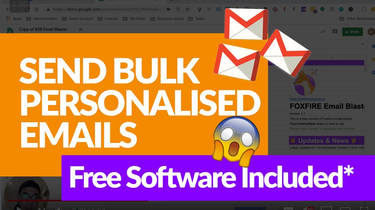 How to send bulk email for FREE - How to send MASS emails in Gmail in
