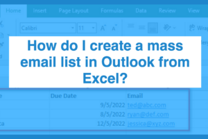 Rahasia Mass Email From Outlook Using Excel Terpecaya