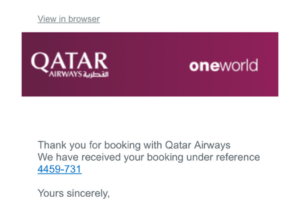 Inilah Email Qatar Airways Indonesia Terpecaya